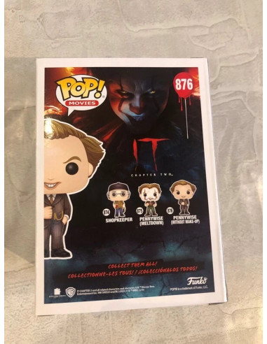 It chapter 2 pop pennywise without make-up 876 funko