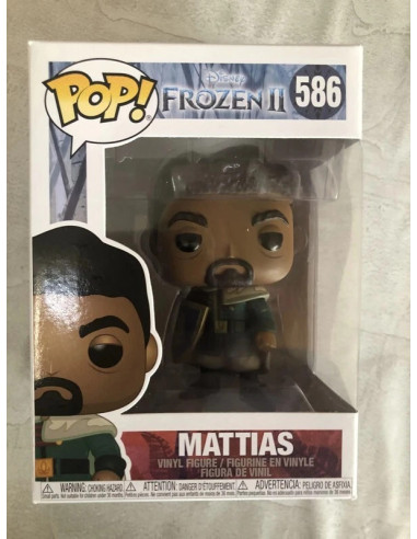 frozen 2 funko pop 586 Mattias 9cm disney figurine film Anna Elsa Kristoff