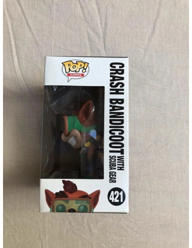 figurine pop games crash bandicoot scuba Crash N° 421 Funko