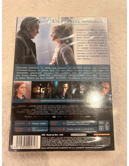 dvd film regression de Alejandro Amenabar neuf 3512392405723