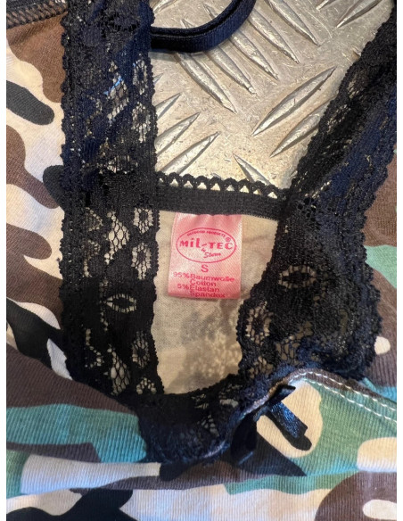 Debardeur mil-tec style camo femme fille taille s neuf
