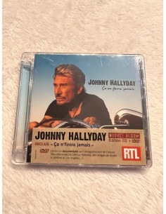 disque cd dvd neuf jonny hallyday ca ne finira jamais 0825646933495