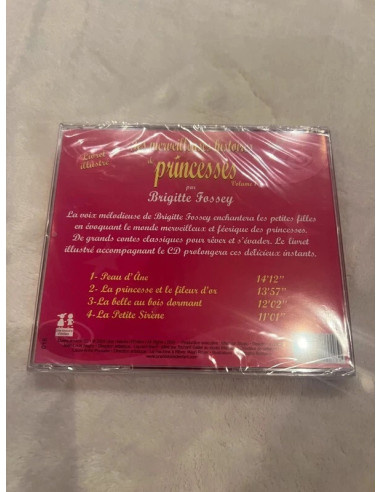 disque cd vol 1 merveilleuses histoires princesse brigitte fossey 3760097880189