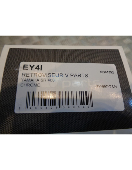 retroviseur gauche v-parts chrome moto yamaha 400 sr 1700 mt-01 FY-997-T LH bihr