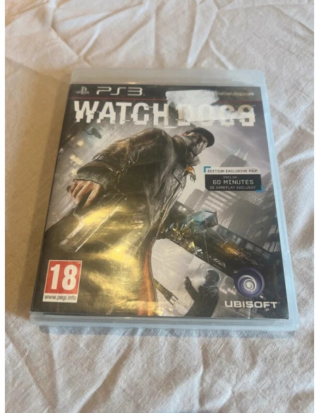 watch Dogs - Jeux PS3 sony avec notice occasion