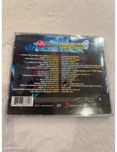 Disque cd neuf various fun radio dancefloor spring printemps 2010 886976833626
