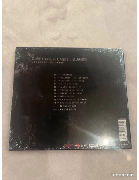 Disque cd les contes du chaos zone libre casey b james 3521383417980