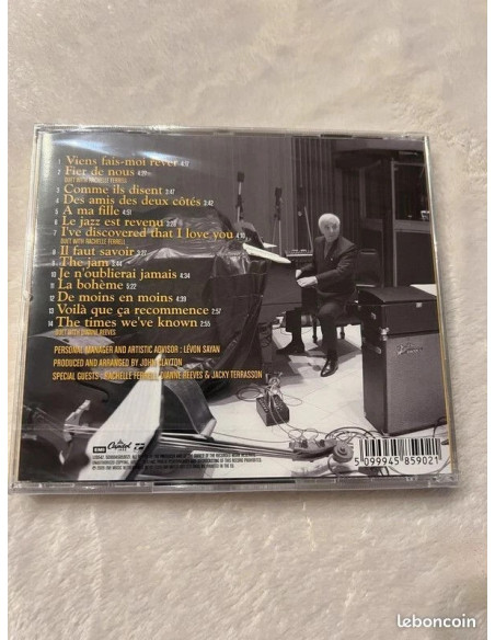 Disque cd Charles Aznavour & The Clayton-Hamilton Jazz Orchestra 5099945859021