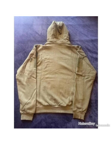 Sweat veste tactique zippe capuche task force 2015 vert kaki taille xl xxl xxxl