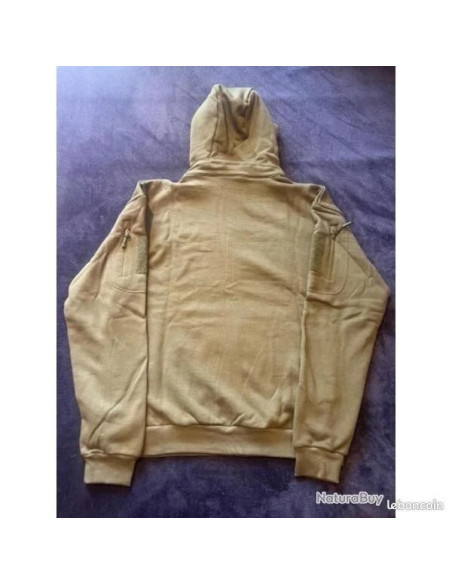 Sweat veste tactique zippe capuche task force 2015 vert kaki taille xl xxl xxxl