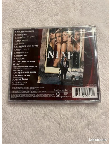Disque cd neuf nine original motion picture soundtrack 602527275017