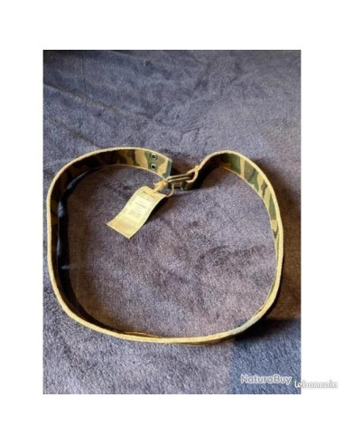 Ceinture en tissu canvas woodland large de 40 mm et 110cm de long
