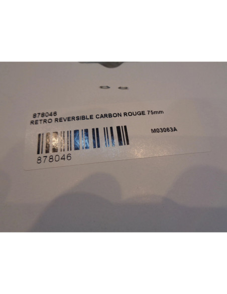 retroviseur f1 carbone rouge gauche droit universel adaptable scooter moto quad