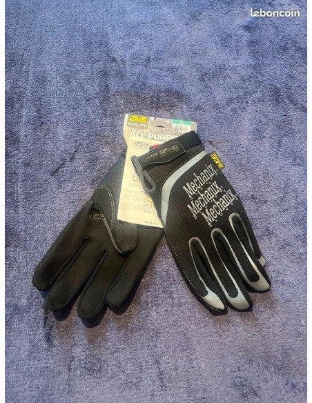 Paire De Gants Mechanix Utility Light Duty - Noir Et Gris - Taille Xl 11 ou S 8