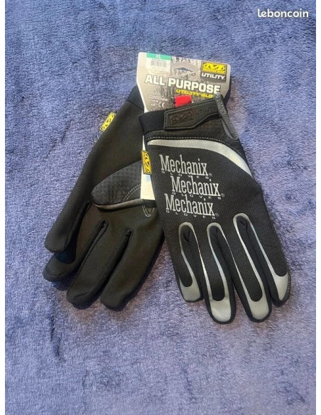 Paire De Gants Mechanix Utility Light Duty - Noir Et Gris - Taille Xl 11 ou S 8