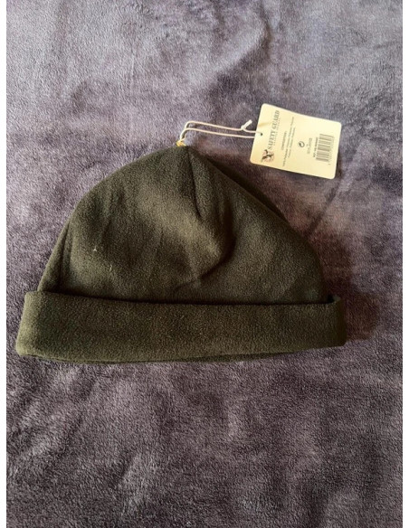 bonnet safety guard en polaire noir taille unique froid neige ski  jeu