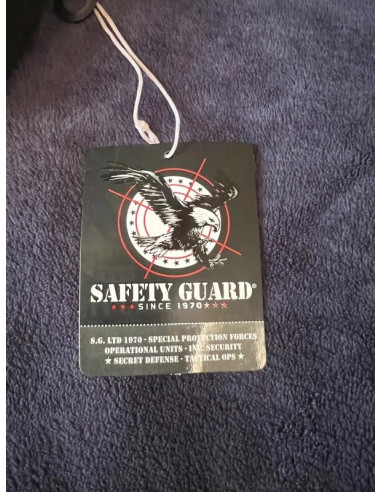 bonnet safety guard en polaire noir taille unique froid neige ski  jeu