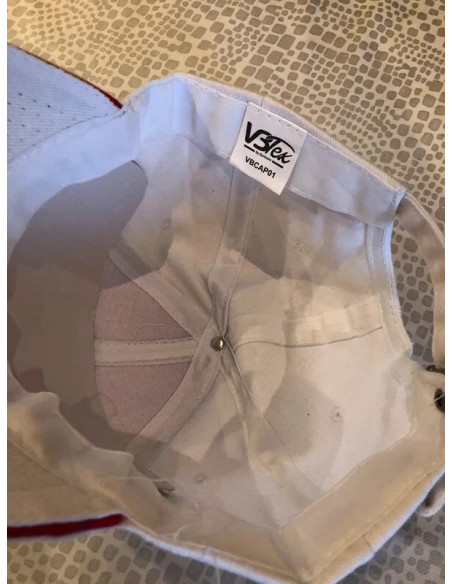 Casquette bihr blanc marque moto pièces accessoires