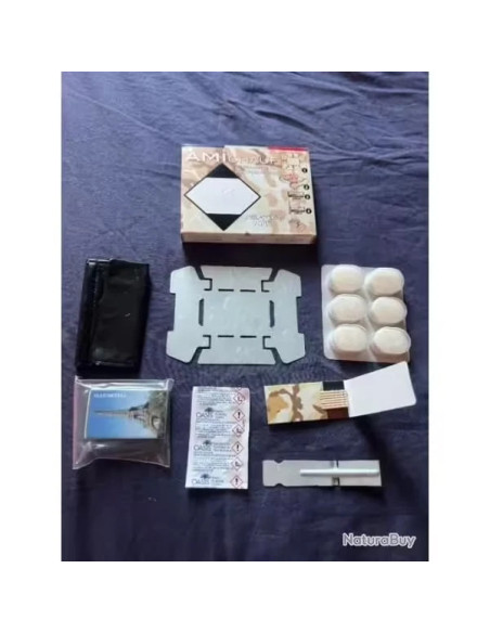 kit amichauf ensemble de rechauffage de poche cuisine rations militaire survie