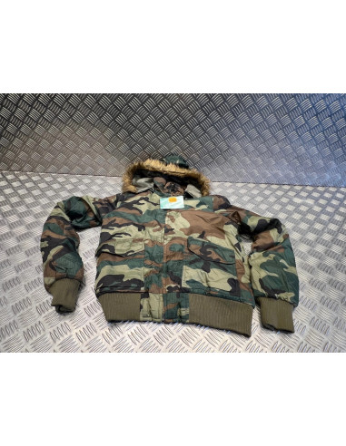 veste anorak mil-tec woman femme taille xs camo neuf