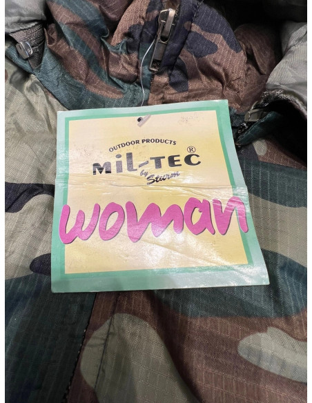 veste anorak mil-tec woman femme taille xs camo neuf