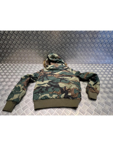 veste anorak mil-tec woman femme taille xs camo neuf
