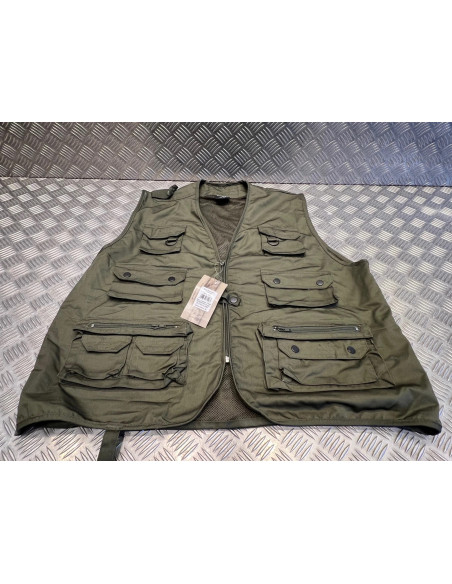 Veste Gilet Sans Manche Reporter 14 Poches vert Mil-Tec 10701101 Taille xxl Neuf
