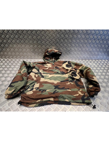 Veste anorak coupe-vent mil-tec winter camo taille s ou xl interieur polaire