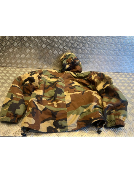 Veste anorak coupe-vent mil-tec winter camo taille s ou xl interieur polaire