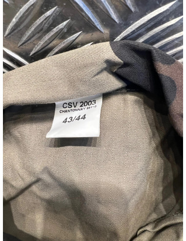 Chemisette chemise militaire Camouflage taille 43/44 csv 2003 chantonnay neuf