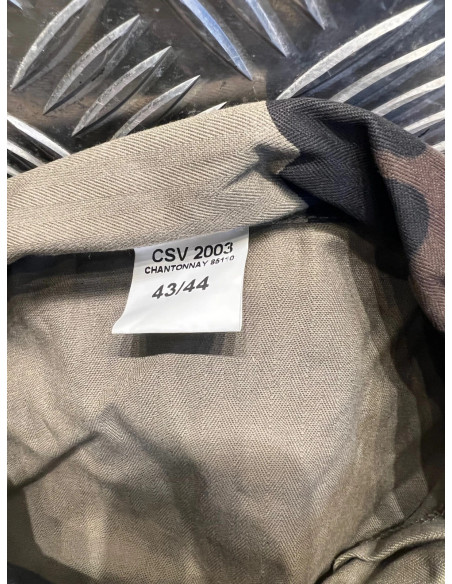 Chemisette chemise militaire Camouflage taille 43/44 csv 2003 chantonnay neuf
