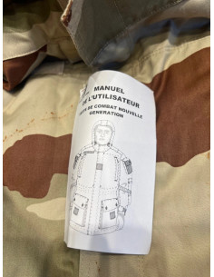 Veste armee terre nouvelle generation paul boye 2013 ete sable taille 97/104m 2