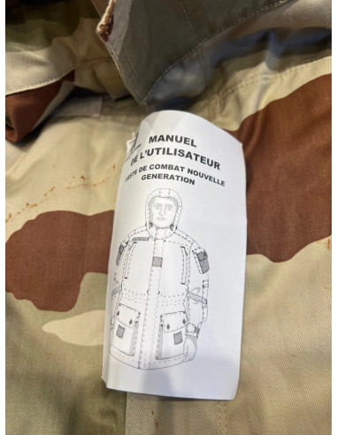 Veste armee terre nouvelle generation paul boye 2013 ete sable taille 97/104m