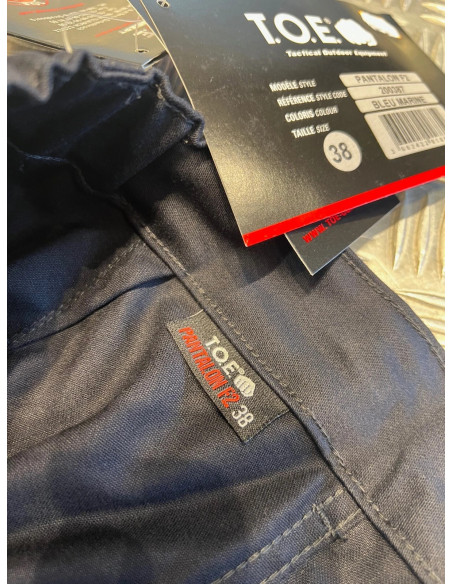 pantalon securite incendie toe concept f2 200387 bleu marine taille 38 ou 36 new