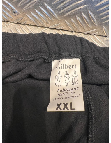 pantalon bas de jogging sport militaire gilbert noir taille xxl neuf