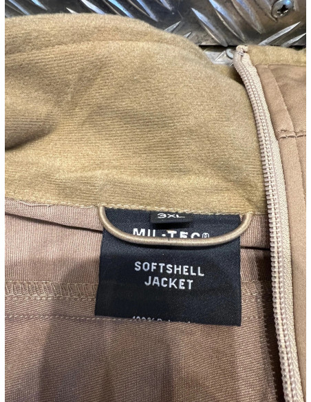 veste softshell jacket mil-tec coyote light weigh taille xxxl