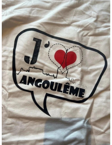 t shirt j aime ou i love angouleme taille xl neuf