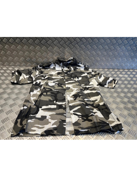 chemise chemisette militaire mil-tec neuf camo taille l ou xl ou xxl