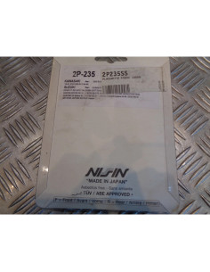 jeu plaquette frein arriere moto suzuki vx 800 1990 - 93 nissin 2P-235SS bihr 2P 2