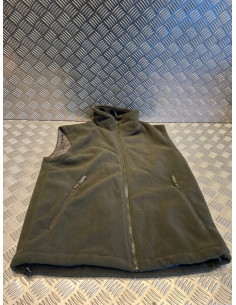 gilet polaire vert kaki pertoock's taille s neuf