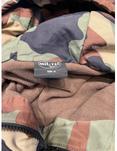 veste anorak coupe-vent mil-tec winter camo taille m interieur polaire 2