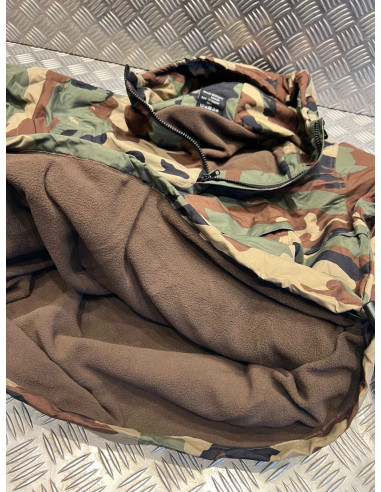 veste anorak coupe-vent mil-tec winter camo taille m interieur polaire