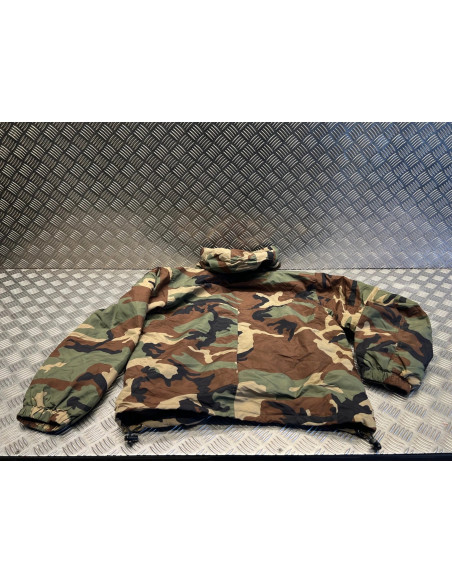 veste anorak coupe-vent mil-tec winter camo taille m interieur polaire