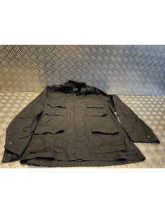 veste us bdu ripstop noir mil-tec noir neuf taille xxl coat hot weather pathern