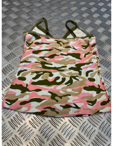 débardeur mil-tec style camo top couleur femme fille taille xs neuf