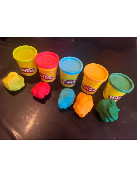 Play-Doh – 5 pots de pate a modeler jeux enfant