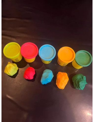 Play-Doh – 5 pots de pate a modeler jeux enfant