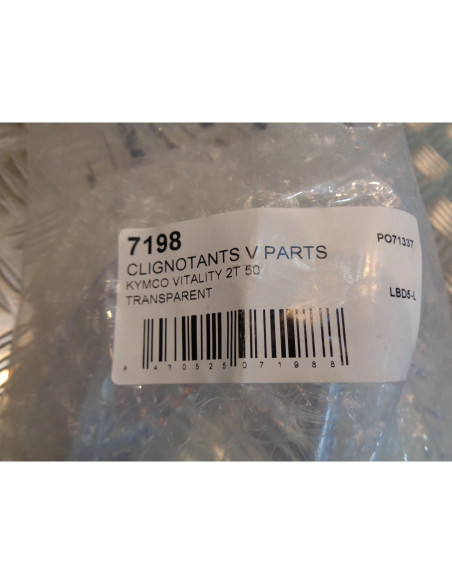 clignotant avant gauche v-parts scooter kymco 50 vitality 2004 - 19 LBD5-L bihr