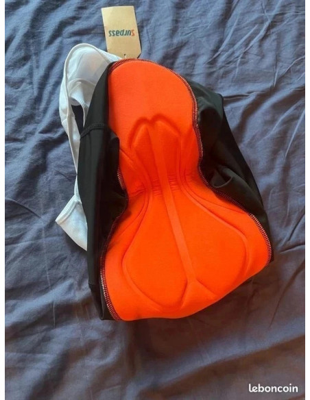 Cuissard velo bretelle homme surpass respirabilite confort oeko tex 100 taille s