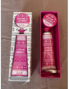 coffret creme mains et baume à lèvres - Sooa - neuf 2